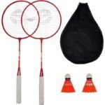 BADMINTON SET IN RED ORANGE ENERO 105 CASE - Image 2