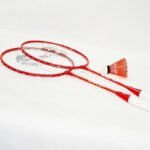 BADMINTON SET IN RED ORANGE ENERO 105 CASE - Image 3