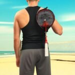 BADMINTON SET IN RED ORANGE ENERO 105 CASE - Image 5