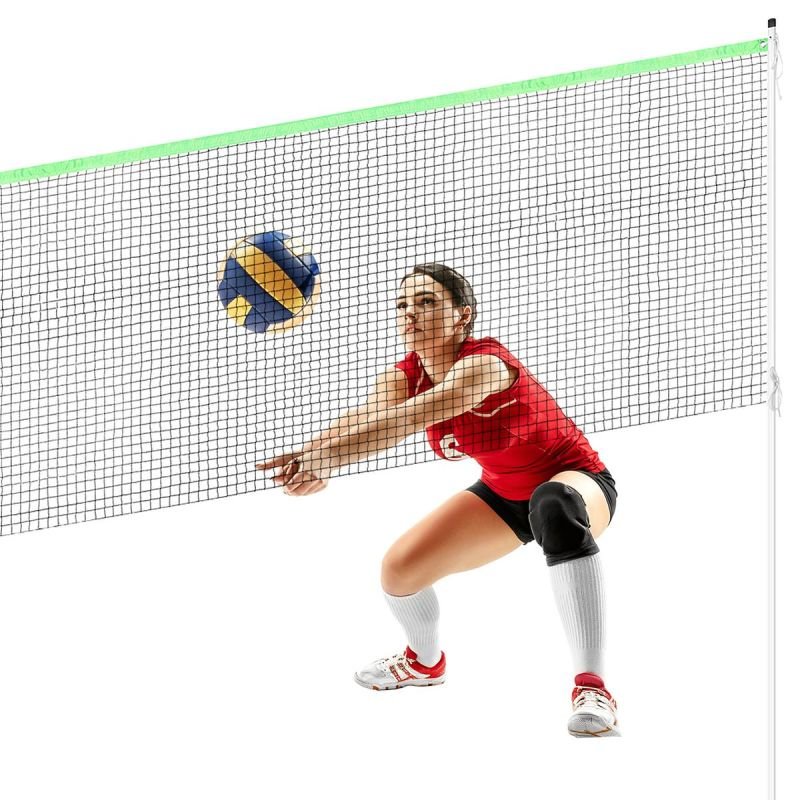 lupin-wear-ca-badminton-volleyball-net-posts-set-609x220cm-1839491 BADMINTON VOLLEYBALL NET POSTS SET 609x220CM - Image 1