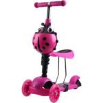 BALANCE SCOOTER 3IN1 ENERO BIEDRONKA PINK - Image 2