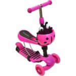BALANCE SCOOTER 3IN1 ENERO BIEDRONKA PINK - Image 3