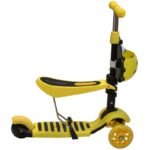 BALANCE SCOOTER 3IN1 ENERO BIEDRONKA YELLOW - Image 4