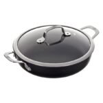 BALLARINI Alba deep frying pan with 2 handles, titanium, 28 cm ALBG3ED.28D