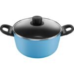 BALLARINI CAPRERA 2H pot with lid 24 cm blue - Image 2