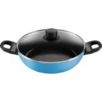 BALLARINI CAPRERA Deep frying pan 2H with lid 28 cm blue - Image 2