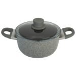 BALLARINI Murano pot with lid, granite, 24 cm, 75002-940-0