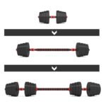 Barbells 2 in 1 SGP30 HMS 30 kg - Image 3