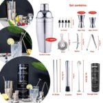 BARTENDER SET 14 PIECES DRINK SHAKER ALPINA TONGUE - Image 7