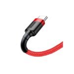 Baseus Cafule CATKLF-A09 Cable (USB 2.0 - USB Type-C; 0.50m; red) - Image 2