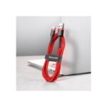 Baseus Cafule CATKLF-A09 Cable (USB 2.0 - USB Type-C; 0.50m; red) - Image 4
