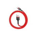 Baseus Cafule CATKLF-C09 Cable (USB 2.0 - USB Type-C; 2m; black and red) - Image 3