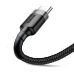 BASEUS CAFULE CATKLF-UG1 USB-C CABLE 2A 3M BLACK - Image 4