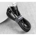 BASEUS CAFULE CATKLF-UG1 USB-C CABLE 2A 3M BLACK - Image 5