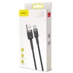BASEUS CAFULE CATKLF-UG1 USB-C CABLE 2A 3M BLACK - Image 6