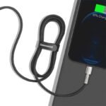 BASEUS CAFULE USB CABLE FOR LIGHTNING 2.4A, 1M (BLACK) - Image 3