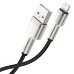 BASEUS CAFULE USB CABLE FOR LIGHTNING 2.4A, 1M (BLACK) - Image 4