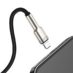 BASEUS CAFULE USB CABLE FOR LIGHTNING 2.4A, 1M (BLACK) - Image 5