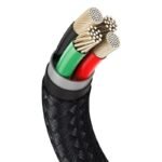 BASEUS CAFULE USB CABLE FOR LIGHTNING 2.4A, 1M (BLACK) - Image 7