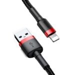 Baseus CALKLF-C19 Cable (Lightning M - USB 2.0 M; 2m; black and red) - Image 2