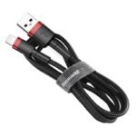 Baseus CALKLF-C19 Cable (Lightning M - USB 2.0 M; 2m; black and red) - Image 3