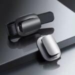 Baseus car glasses clip holder for glasses black (ACYJN-B01) - Image 6