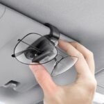Baseus car glasses clip holder for glasses black (ACYJN-B01) - Image 7