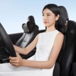 Baseus ComfortRide car lumbar pillow - black - Image 6