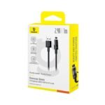 Baseus Gem Cable USB Type A to iPhone 2.4A 1m (Black) - Image 6