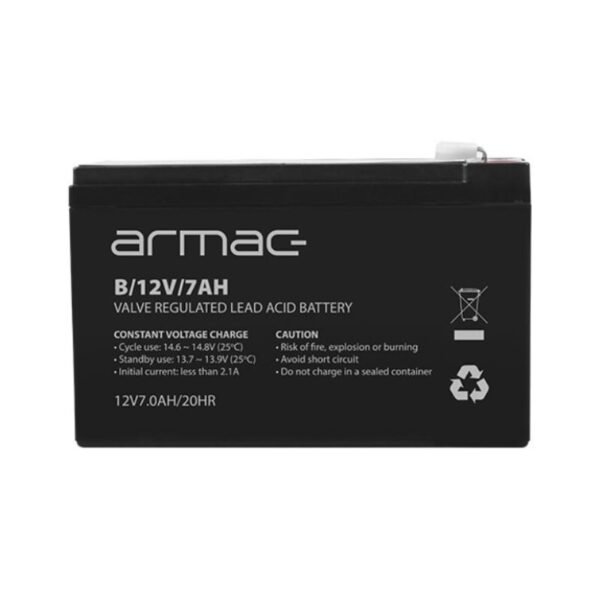BATTERY FOR UPS 12V/7AH UNIVERSAL. ARMAC B/12V/7AH