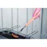 BBQ FORK 46CM WITH WOODEN HANDLE - Image 3