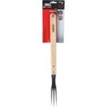 BBQ FORK 46CM WITH WOODEN HANDLE - Image 4
