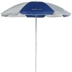 BEACH/BALCONY UMBRELLA 160CM WHITE-BLUE 1067643 - Image 5
