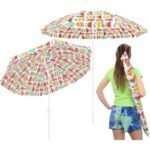 BEACH/BALCONY UMBRELLA 180CM MIX FRUIT 1048826
