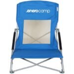 BEACH CHAIR WITH ARMRESTS 55x58x64CM FOLDABLE BLUE - Image 7