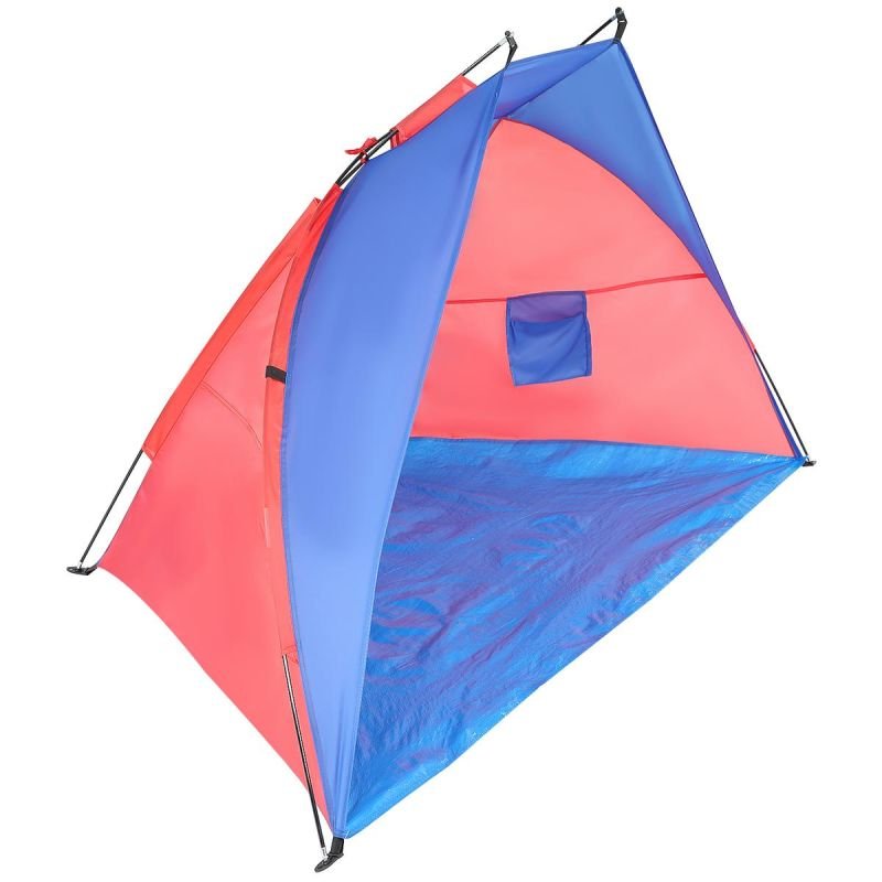 lupin-wear-ca-beach-shelter-sun-200x120x120cm-blue-red-enero-camp-1840059 BEACH SHELTER SUN 200x120x120cm BLUE-RED ENERO CAMP - Image 1