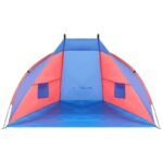 BEACH SHELTER SUN 200x120x120cm BLUE-RED ENERO CAMP - Image 2