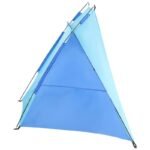 BEACH SHELTER SUN TENT 200x120x120cm BLUE-NAVY BLUE ENERO CAMP - Image 3