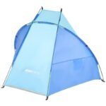 BEACH SHELTER SUN TENT 200x120x120cm BLUE-NAVY BLUE ENERO CAMP - Image 4