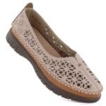 Beige Sergio Leone PB291 block heel pumps - Image 8
