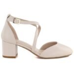 Beige Sergio Leone SK824 womens sandals with straps - Image 2