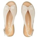 Beige womens sandals Filippo DS7923 - Image 5