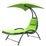 BERGAMO DECHAIR WITH UMBRELLA 200x125x180CM LIME - Image 3
