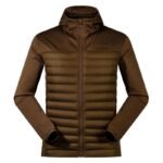 Berghaus Vaskye Hooded Hybrid Jacket, Size L, Brown