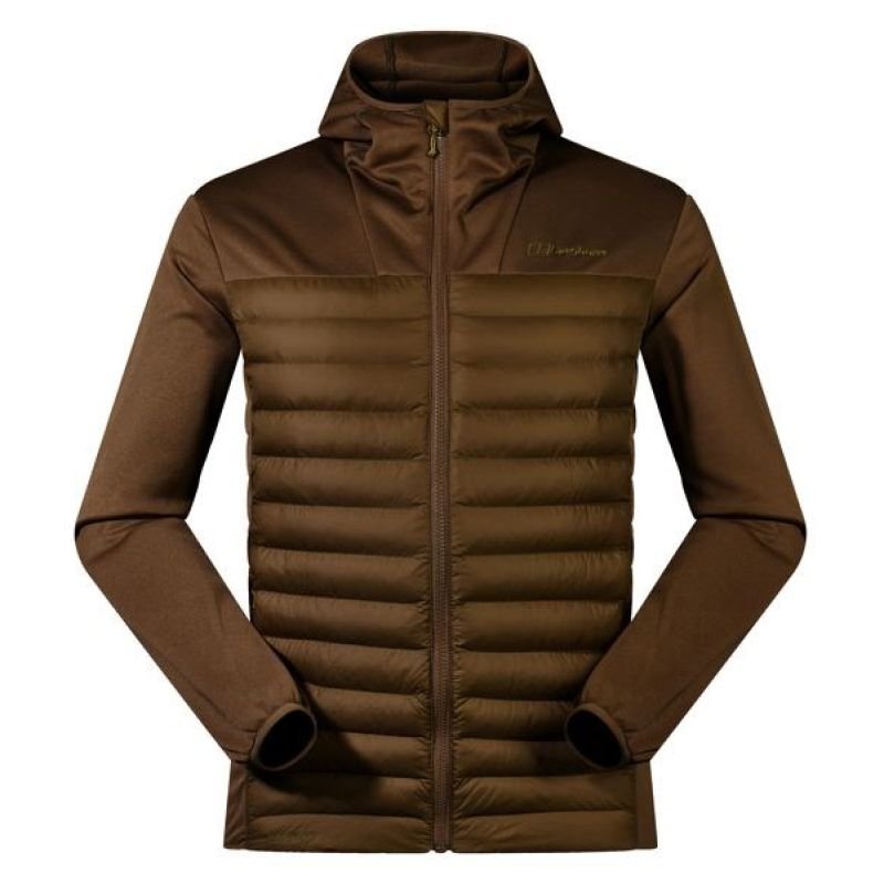 lupin-wear-ca-berghaus-vaskye-hooded-hybrid-jacket-size-l-brown-2348858 Berghaus Vaskye Hooded Hybrid Jacket, Size L, Brown - Image 1