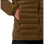 Berghaus Vaskye Hooded Hybrid Jacket, Size L, Brown - Image 8