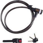 BICYCLE LOCK WITH CABLE LOCK 10x1800MM WITH HANDLE BLACK+DECKER
