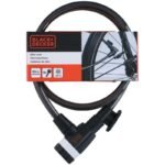 BICYCLE LOCK WITH CABLE LOCK 10x900MM WITH HANDLE BLACK+DECKER - Image 5