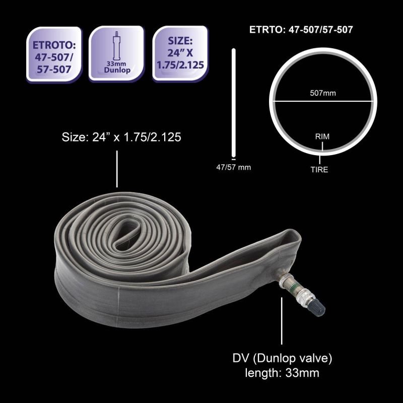 lupin-wear-ca-bicycle-tubes-24x1-75-2-125-bicycle-gear-1839279 BICYCLE TUBES 24x1.75/2.125 BICYCLE GEAR - Image 1