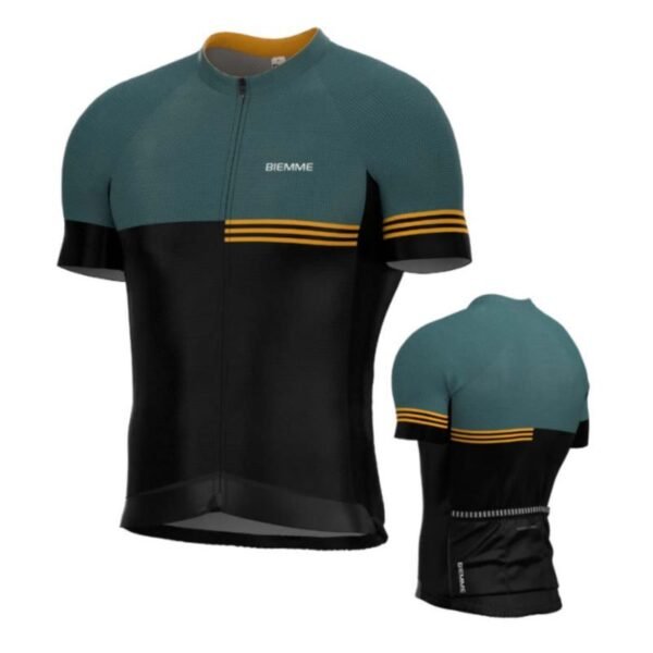 Biemme TERRA T-shirt black and green XL